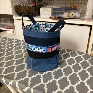 Beautiful blue Jean bag